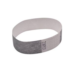 Announce Wrist Band 19mm Silver (Pack of 1000) AA01838