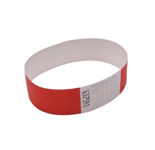 Announce Wrist Bands 19mm Warm Red (Pack of 1000) AA01839
