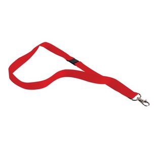 Announce Textile Badge Necklace Red (Pack of 10) AA03629