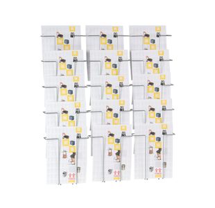 Announce 15 Compartment Wire Literature Holder A4 AA10262