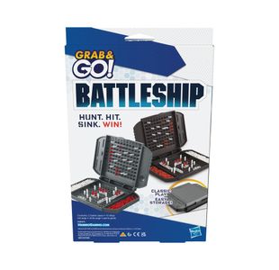 Hasbro Battleship Grab and Go Portable Game 285 F8252