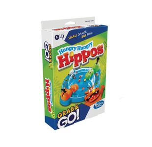 Hasbro Hungry Hungry Hippos Grab and Go Portable Game 285 F8255