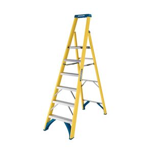 Werner 6 Tread Fibreglass Platform Ladder 7170618