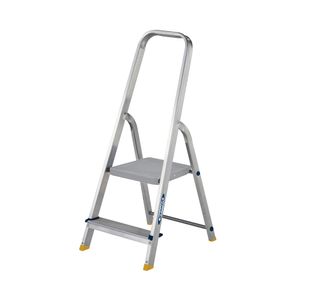 Werner 2 Tread Stepladder with High Handrail Aluminium 7400218L