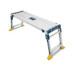 Werner Adjustable PRO Work Platform Lightweight Aluminium Blue 79023