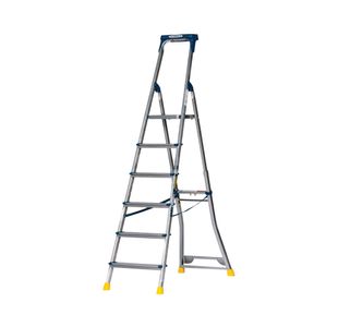 Werner AdjustaStep PRO 6 Tread Stepladder Blue 75077