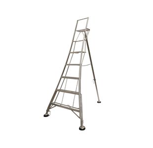 Werner Adjustable 5 Tread Tripod Ladder with High Handrail 92505