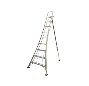 Werner Adjustable 7 Tread Tripod Ladder with High Handrail 92507