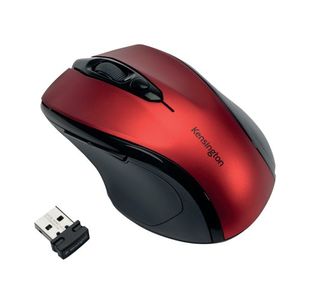 Kensington Pro Fit USB Wireless Mouse Mid-Size Red K72422WW