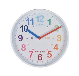 Acctim Wickford Time Teaching Clock White 22522