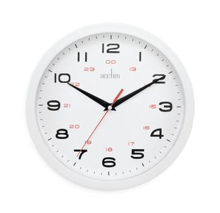 Acctim Aylesbury Office Wall Clock White 25.5cm 92/301-24