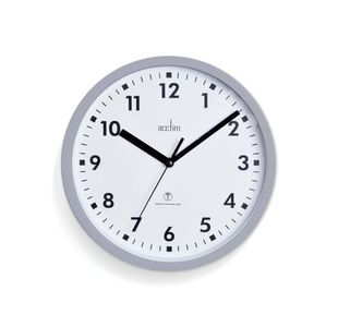 Acctim Nardo Radio Controlled Wall Clock 200mm Grey 74667