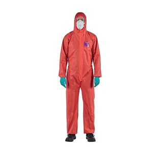 Ansell Alpha-Tec 1500 Coverall Red Small ANRD15138S