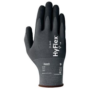 Ansell Hyflex Gloves 1Pr Black Size M AN11-840M