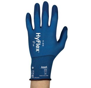 Ansell Hyflex Gloves 1Pr Blue Size L AN11-818L
