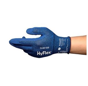 Ansell Hyflex ESD Touchscreen Gloves Blue S (Pack of 12) AN11-819S