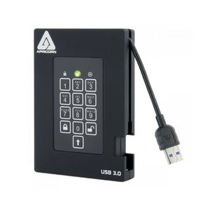 Apricorn Aegis Fortress SSD USB 3.0 2TB Black A253PL256S2000F