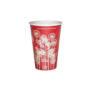 Paper Vending Cup 9Oz 25cl Swirl Design (Pack of 1000) HHPAVC09A