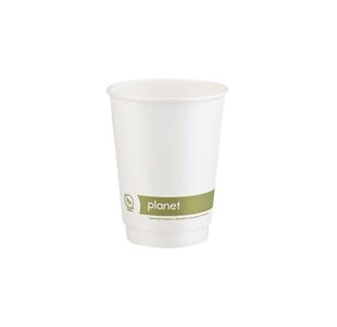 Planet 12oz Double Wall Plastic-Free Cups (Pack of 25) PFHCDW12
