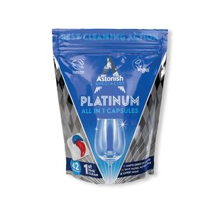 Astonish Specialist Platinum All In 1 Dish Wash Capsules x 42 (Pack of 8) C2320