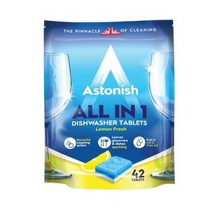 Astonish All in 1 Dishwasher Tablets Blue (Pack of 42) AST22180