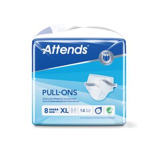 Attends Pull-Ons Incontinence Pants Size 8XL x4 Pack of 14 36850