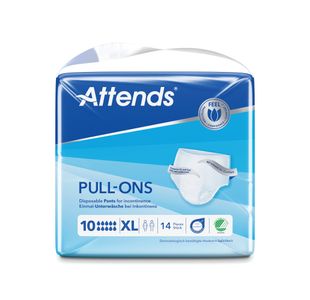 Attends Pull-Ons Incontinence Pants Size 10XL x4 Pack of 14 36851