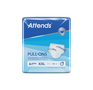 Attends Pull-Ons Incontinence Pants Size 6XXL x4 Pack of 10 37349