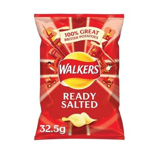 Walkers Ready Salted Crisps 32.5g (32 pack) 121797