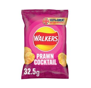 Walkers Prawn Cocktail Crisps 32.5g (Pack of 32) 122003