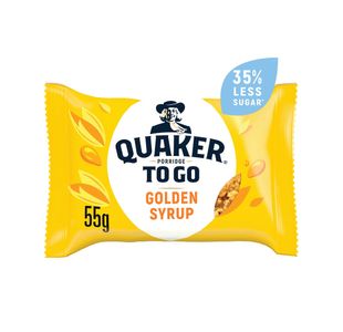 Quaker Porridge To Golden Syrup Breakfast 2x6 Bars (Pack of 12) 122636