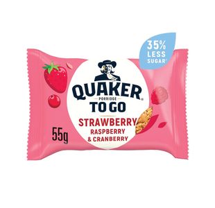 Quaker Porridge To Go Mixed Berries Breakfast 2x6 Bars (Pack of 12) 122637