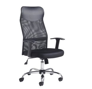 Aurora high back mesh operators chair - black
