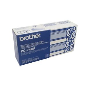 Brother PC-74RF Thermal Transfer Ink Ribbon (Pack of 4) PC74RF