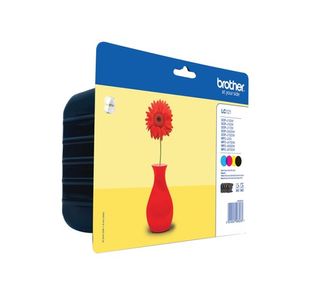 Brother LC121 Inkjet Cartridge CMYK Multipack LC121VALBP