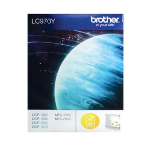 Brother LC970Y Inkjet Cartridge Yellow LC970Y