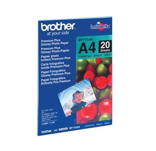 Brother BP71 Photo Paper Gloss A4 (Pack of 20) BP71GA4