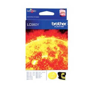 Brother LC980Y Inkjet Cartridge Yellow LC980Y