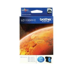Brother LC1100HYC Inkjet Cartridge High Yield Cyan LC1100HYC