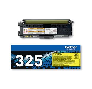 Brother TN-325Y Toner Cartridge High Yield Yellow TN325Y