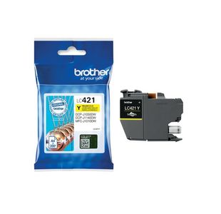 Brother LC421Y Inkjet Cartridge Yellow LC421Y