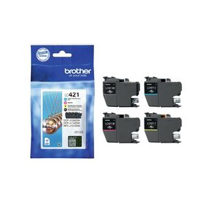 Brother LC421 Inkjet Cartridge CMYK Multipack LC421VAL