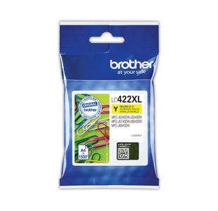 Brother LC422XLY Inkjet Cartridge High Yield Yellow LC422XLY