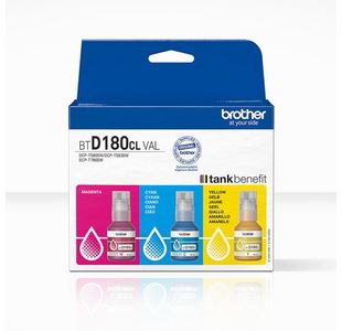 Brother Cyan Magenta Yellow Ink Cartridge Colourpack 5K Pages Each - BTD180CLVAL