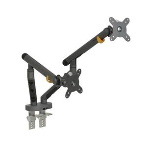 Bakkerelkhuizen BE Flexible Dual Monitor Arm Dark Grey BNEBFDDG