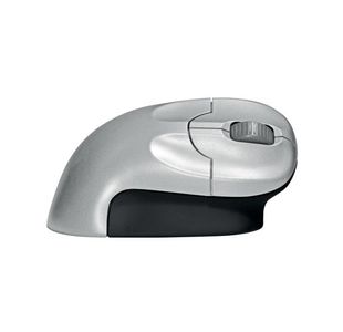 BakkerElkhuizen Vertical Grip Mouse Wireless Right Handed Silver/Black BNEGMW