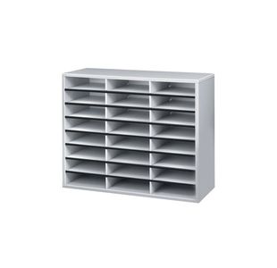 Fellowes Literature Sorter A4 24 Compartments Grey 25041