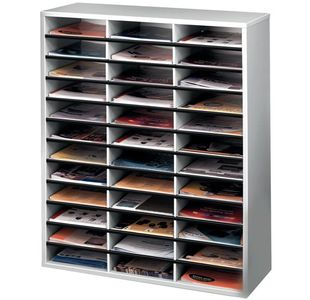 Fellowes Literature Sorter A4 36 Compartments Grey 25061