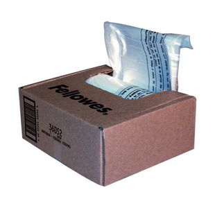 Fellowes Shredder Waste Bags 28L Pack of 100 3605201