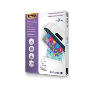 Fellowes Laminating Pouch A4 160 Micron Total Thickness Gloss (Pack of 100) 5306101